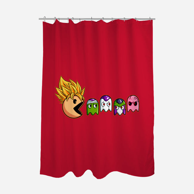 Eat Like Supersaiyan-None-Polyester-Shower Curtain-spoilerinc