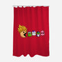 Eat Like Supersaiyan-None-Polyester-Shower Curtain-spoilerinc