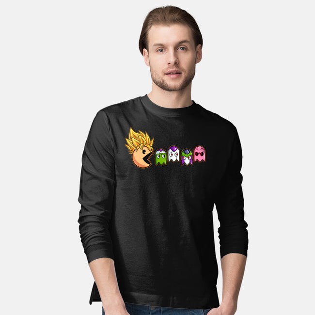 Eat Like Supersaiyan-Mens-Long Sleeved-Tee-spoilerinc