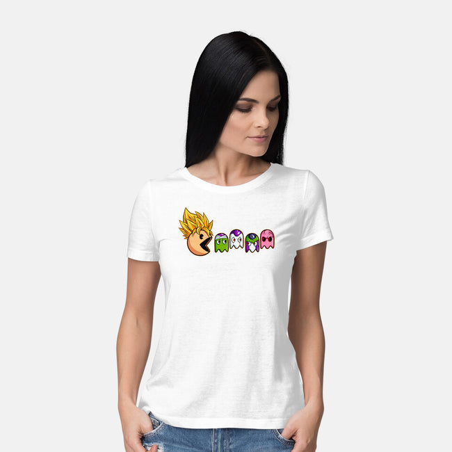 Eat Like Supersaiyan-Womens-Basic-Tee-spoilerinc