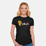 Eat Like Supersaiyan-Womens-Fitted-Tee-spoilerinc