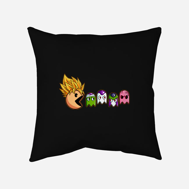 Eat Like Supersaiyan-None-Removable Cover w Insert-Throw Pillow-spoilerinc