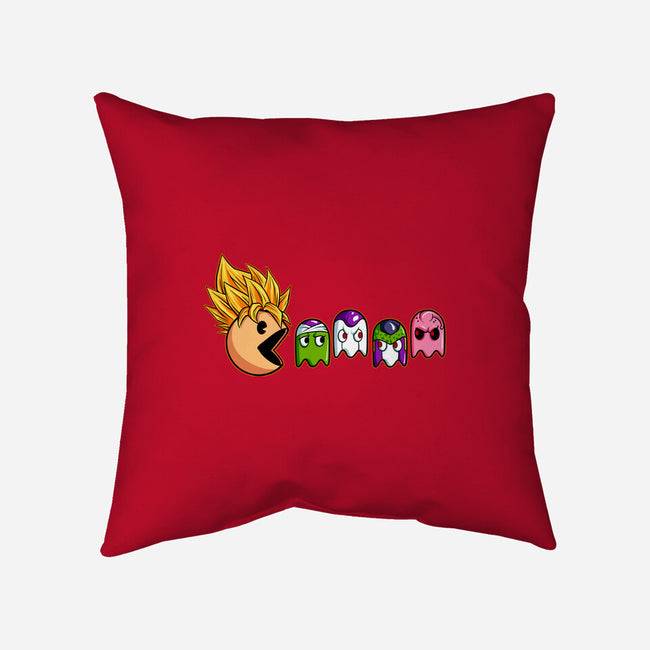 Eat Like Supersaiyan-None-Removable Cover w Insert-Throw Pillow-spoilerinc