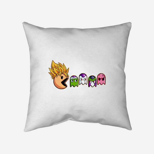 Eat Like Supersaiyan-None-Removable Cover w Insert-Throw Pillow-spoilerinc