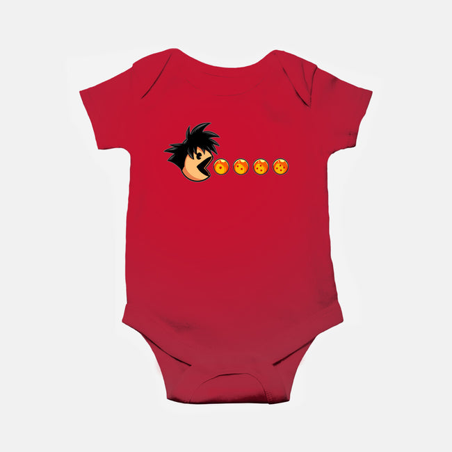 Eat Like Saiyan-Baby-Basic-Onesie-spoilerinc