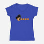 Eat Like Saiyan-Womens-V-Neck-Tee-spoilerinc