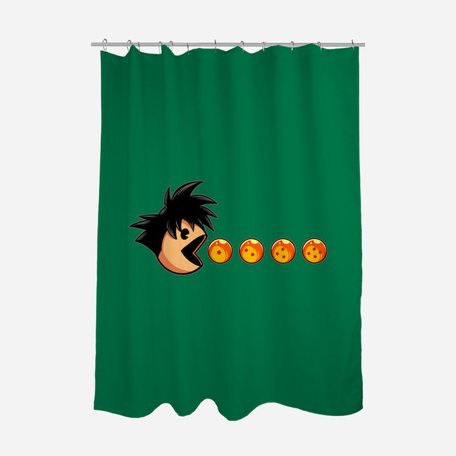 Eat Like Saiyan-None-Polyester-Shower Curtain-spoilerinc