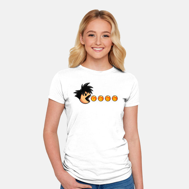 Eat Like Saiyan-Womens-Fitted-Tee-spoilerinc