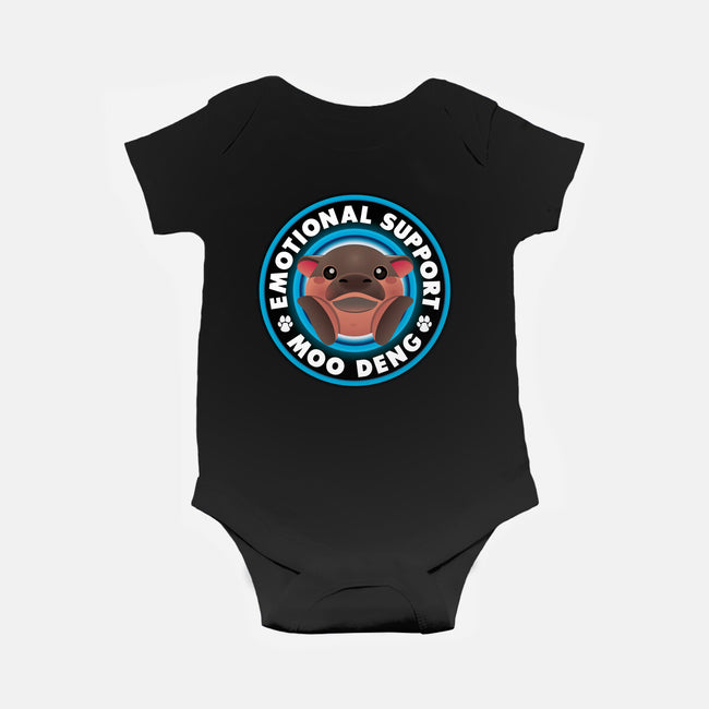 Emotional Support Hippo-Baby-Basic-Onesie-Whimsical Thinker