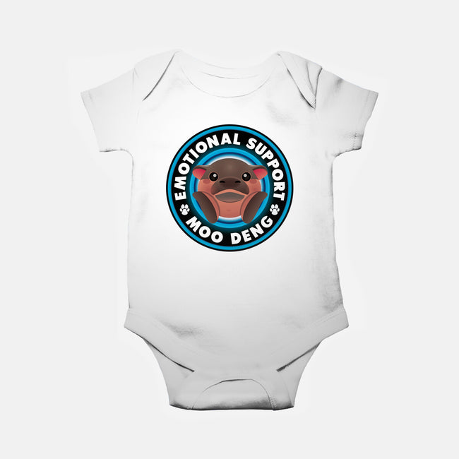 Emotional Support Hippo-Baby-Basic-Onesie-Whimsical Thinker