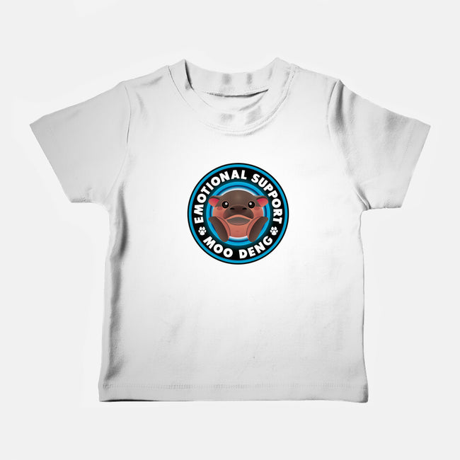 Emotional Support Hippo-Baby-Basic-Tee-Whimsical Thinker