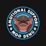 Emotional Support Hippo-None-Matte-Poster-Whimsical Thinker