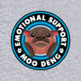 Emotional Support Hippo-Womens-Fitted-Tee-Whimsical Thinker