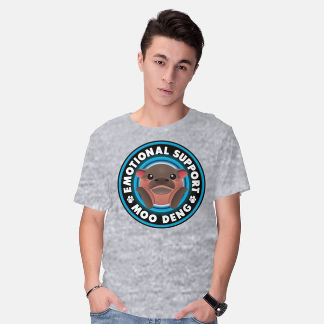 Emotional Support Hippo-Mens-Basic-Tee-Whimsical Thinker