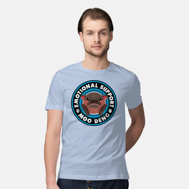 Emotional Support Hippo-Mens-Premium-Tee-Whimsical Thinker