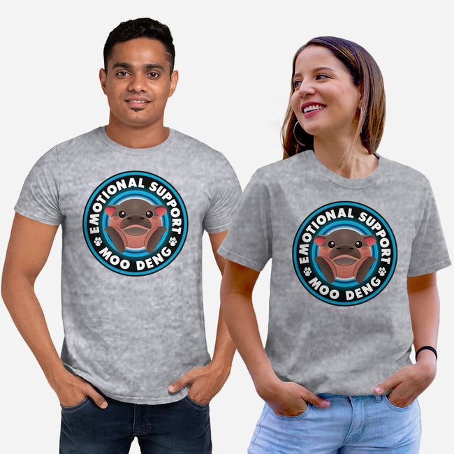 Emotional Support Hippo-Unisex-Basic-Tee-Whimsical Thinker