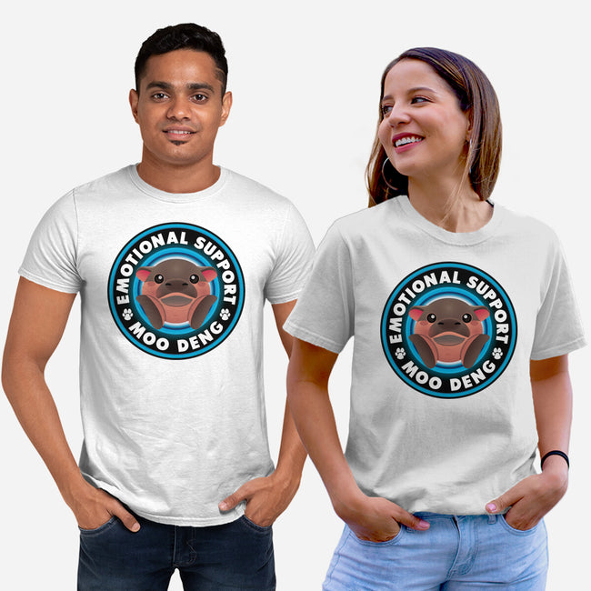 Emotional Support Hippo-Unisex-Basic-Tee-Whimsical Thinker