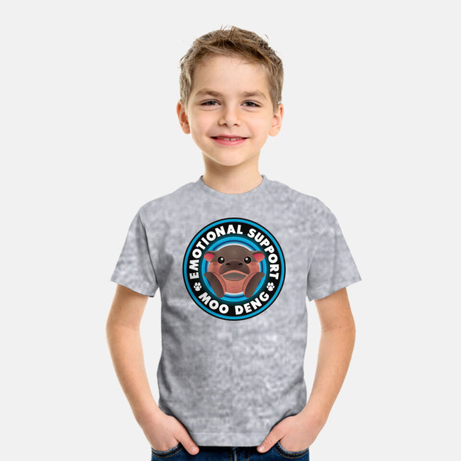 Emotional Support Hippo-Youth-Basic-Tee-Whimsical Thinker