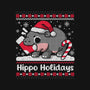 Hippo Holidays-None-Matte-Poster-NemiMakeit