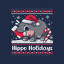 Hippo Holidays-Mens-Long Sleeved-Tee-NemiMakeit