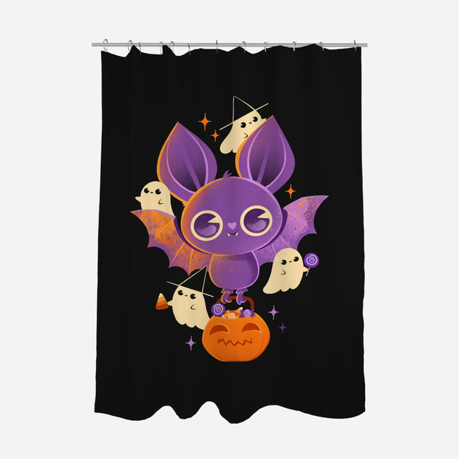 Candy Bat-None-Polyester-Shower Curtain-ricolaa