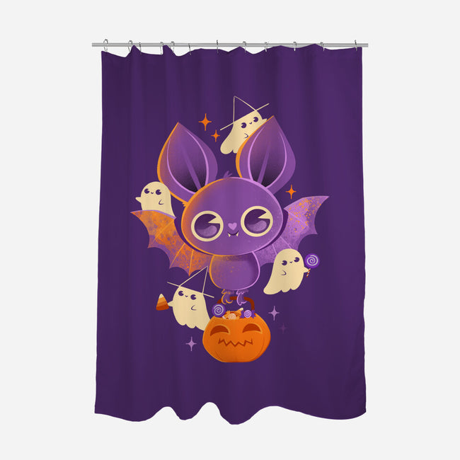 Candy Bat-None-Polyester-Shower Curtain-ricolaa