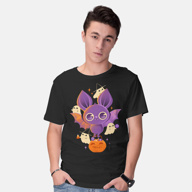 Candy Bat-Mens-Basic-Tee-ricolaa