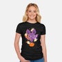 Candy Bat-Womens-Fitted-Tee-ricolaa