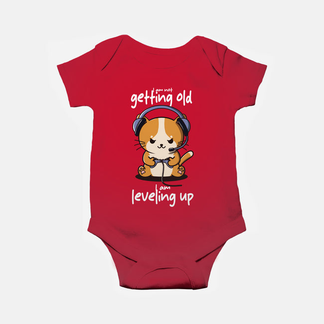 I Am Leveling Up-Baby-Basic-Onesie-fanfabio