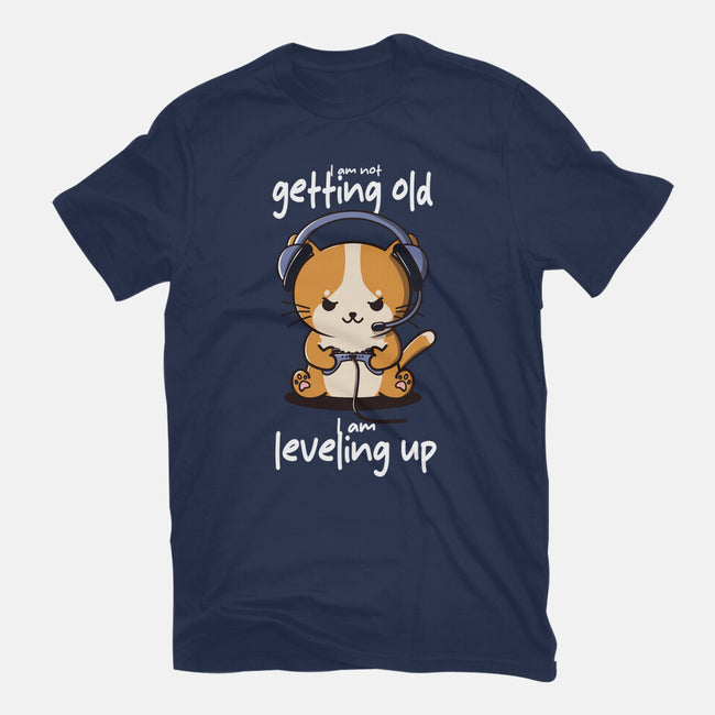 I Am Leveling Up-Womens-Fitted-Tee-fanfabio