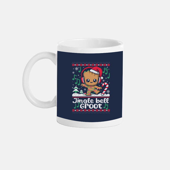 Jingle Bell Groot-None-Mug-Drinkware-NemiMakeit