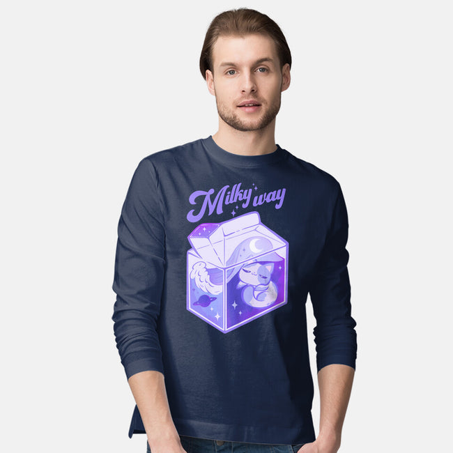 Milky Way-Mens-Long Sleeved-Tee-ricolaa