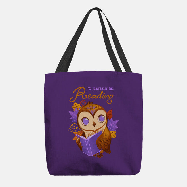 Rather Be Reading-None-Basic Tote-Bag-ricolaa