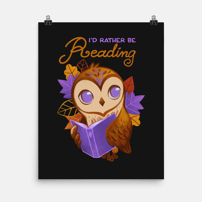 Rather Be Reading-None-Matte-Poster-ricolaa