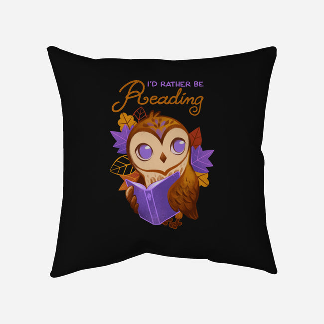 Rather Be Reading-None-Removable Cover w Insert-Throw Pillow-ricolaa