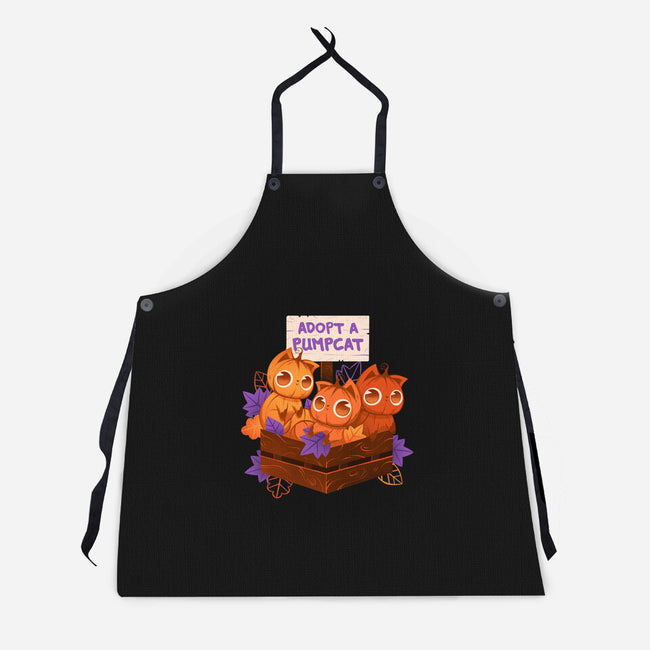 Adopt A Pumpcat-Unisex-Kitchen-Apron-ricolaa