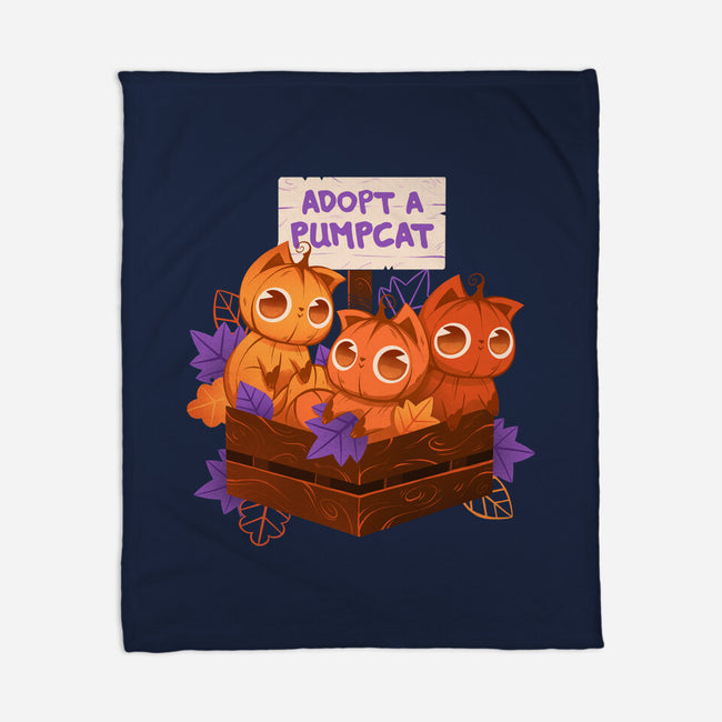 Adopt A Pumpcat-None-Fleece-Blanket-ricolaa