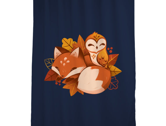 Fox And Owl Autumn