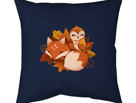 Fox And Owl Autumn