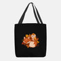 Fox And Owl Autumn-None-Basic Tote-Bag-ricolaa