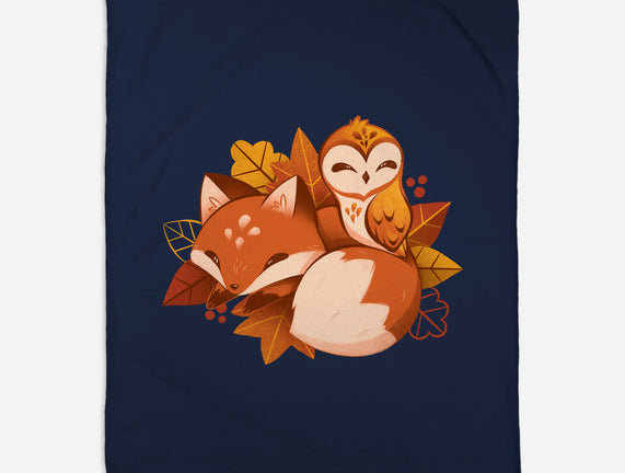 Fox And Owl Autumn