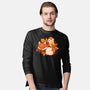 Fox And Owl Autumn-Mens-Long Sleeved-Tee-ricolaa