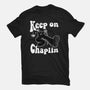 Keep On Chaplin-Mens-Heavyweight-Tee-jasesa