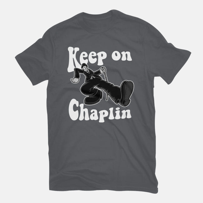 Keep On Chaplin-Mens-Heavyweight-Tee-jasesa