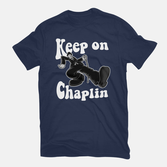 Keep On Chaplin-Mens-Heavyweight-Tee-jasesa