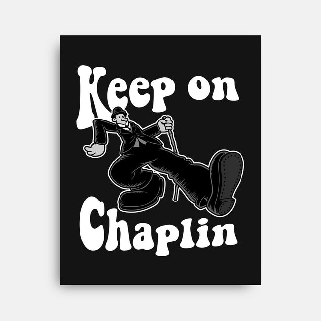 Keep On Chaplin-None-Stretched-Canvas-jasesa