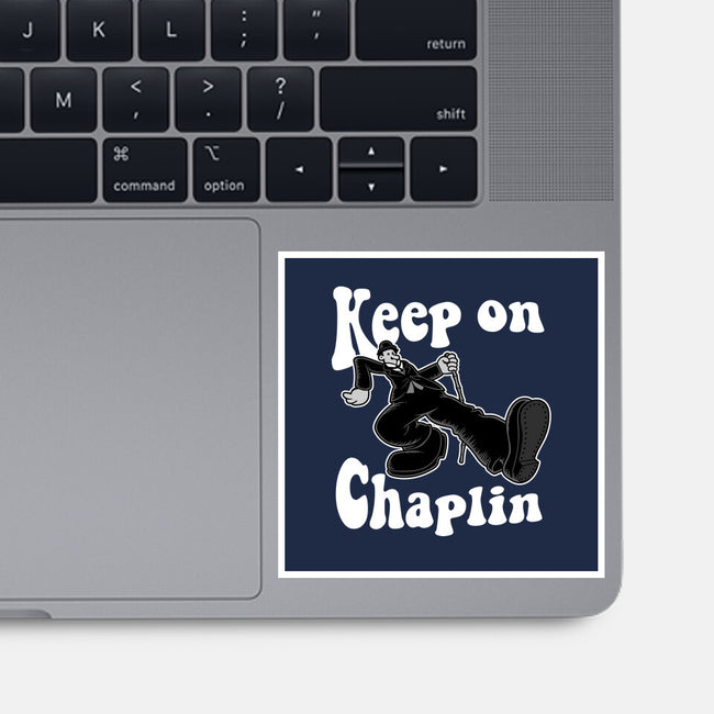 Keep On Chaplin-None-Glossy-Sticker-jasesa