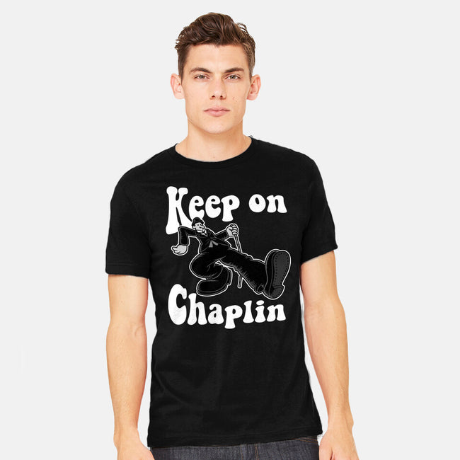 Keep On Chaplin-Mens-Heavyweight-Tee-jasesa