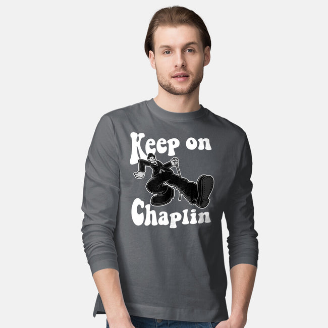 Keep On Chaplin-Mens-Long Sleeved-Tee-jasesa