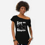 Keep On Chaplin-Womens-Off Shoulder-Tee-jasesa